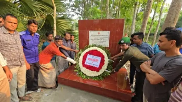 ৫৪ বছর পর গলাচিপার সুতাবাড়ীয়ায় ৩৬ হিন্দু শহীদের বধ্যভূমিতে স্মৃতিস্তম্ভ নির্মাণ