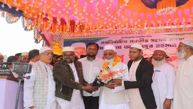 ৮৫ যশোর ১ শার্শায় নবনির্বাচিত জাতীয় সংসদ সদস্য মাওঃ আজীজুর রহমান রহমানের গণসংবর্ধনা অনুষ্ঠিত