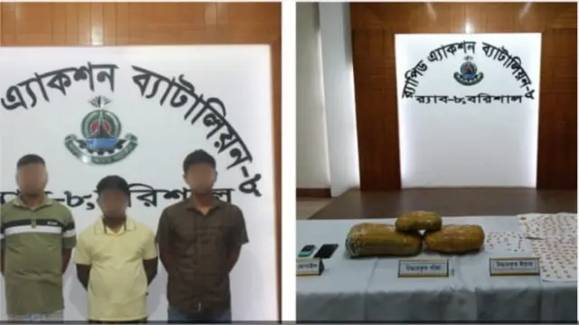 বাকেরগঞ্জে র‍্যাবের জোড়া অভিযান: ইয়াবা ও গাঁজাসহ দুই মাদক কারবারি গ্রেপ্তার