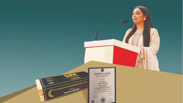 বিশেষ চাহিদাসম্পন্ন শিশুদের জন্য কাজের আন্তর্জাতিক স্বীকৃতি ইয়াশা সোবহানের