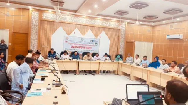 বোরহানউদ্দিনে কমিউনিটি ভিত্তিক জলবায়ু সহনশীলতা ও নারীর ক্ষমতায়ন কর্মসূচীর আলোচনা সভা অনুষ্ঠিত