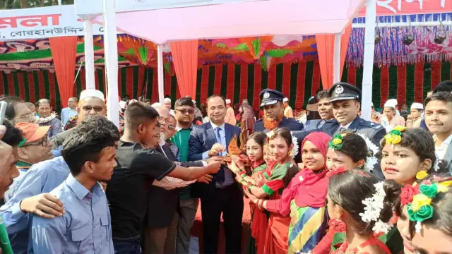 বোরহানউদ্দিনে নানা আয়োজনে যথাযোগ্য মর্যাদায় মহান বিজয় দিবস ২০২৫ উদযাপন