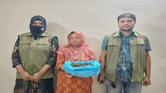 বরগুনায় গাঁজাসহ স্বেচ্ছাসেবক দলের সদস্য সচিবের স্ত্রী গ্রেফতার