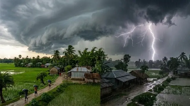 দেশে মৌসুমি বায়ুর আগমন,বরিশাল সহ কয়েকটি জেলায় রাতে বজ্রবৃষ্টির সতর্কতা।