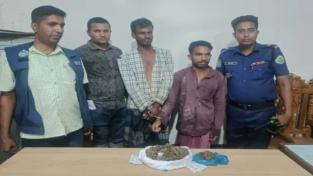 দশমিনায় গাঁজাসহ দুই মাদক ব্যবসায়ি আটক