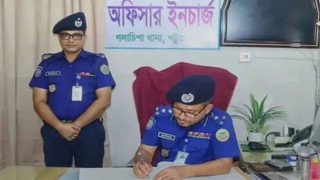 গলাচিপা থানা পরিদর্শন করলেন বরিশাল রেঞ্জের ডিআইজি