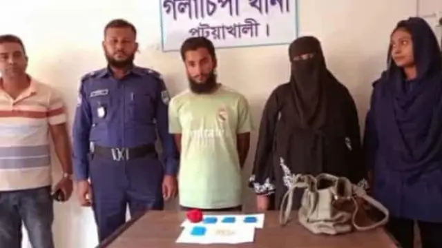 গলাচিপায় ৮শত পিস ইয়াবা উদ্ধার, নারীসহ দুই মাদক ব্যবসায়ী আটক