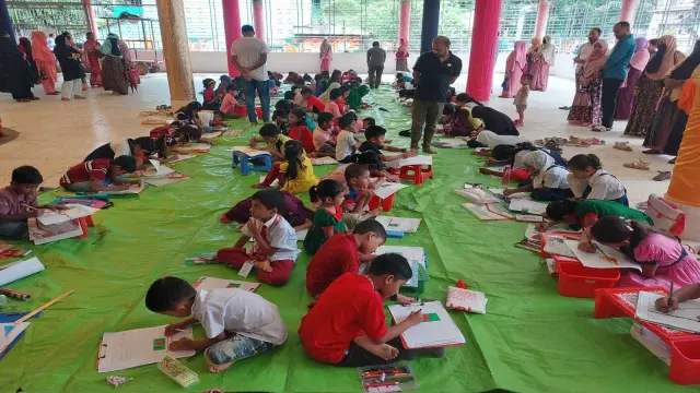 গলাচিপায় আবদুল গনি স্মৃতি পাঠাগারের ৩০তম বছরে পদার্পণ উপলক্ষে চিত্রাঙ্কন প্রতিযোগিতা