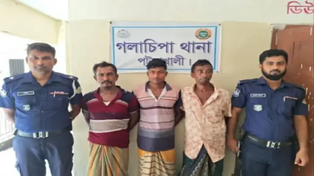 গলাচিপায় ইয়াবার বিরুদ্ধে পুলিশের সাঁড়াশি অভিযান: ৫৪ পিস ইয়াবাসহ তিনজন গ্রেপ্তার