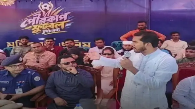 গলাচিপায় পৌর কাপ ফুটবল টুর্নামেন্ট-২০২৬-এর উদ্বোধন