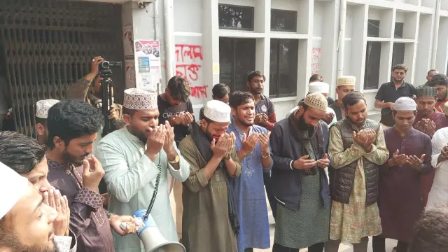 গোবিপ্রবিতে ইনকিলাব মঞ্চের আহবায়ক শরিফ ওসমান হাদির গায়েবানা জানাযা ও কফিন মিছিল অনুষ্ঠিত