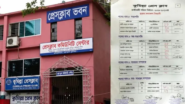 হাইকোর্টের রুল ও শোকজকে বৃদ্ধাঙ্গুলি দেখিয়ে কুমিল্লা প্রেসক্লাবের নির্বাচন