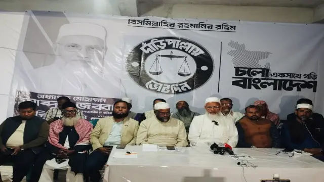 জামায়াতে ইসলামীর আমির ডা: শফিকুর রহমানের আগমন উপলক্ষে মেহেন্দিগঞ্জ সংবাদ সম্মেলনে আগামীর বাংলাদেশ হবে মানবিক বাংলাদেশ-আব্দুল জব্বার।