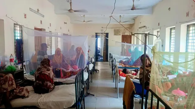 কেশবপুরে বাড়ছে ডেঙ্গুর প্রকোপ, হাসপাতালে রোগীর ভিড়।