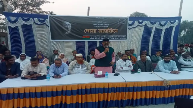 কেশবপুরে বেগম জিয়া'র রুহের মাগফিরাত কামনায় বিশেষ দোয়ার আয়োজন।