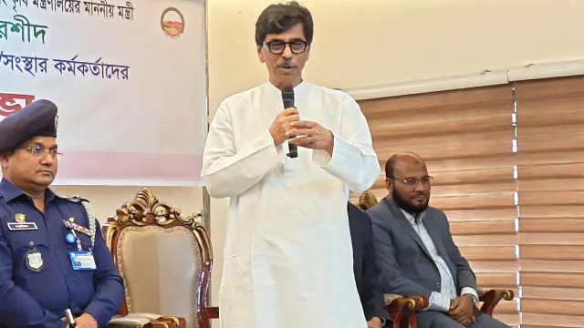 কৃষির উন্নতি হলে দেশের ৭০ ভাগ কৃষকের মেরুদণ্ড শক্ত হবে - কুমিল্লা'য় কৃষি মন্ত্রী আমিন উর রশীদ