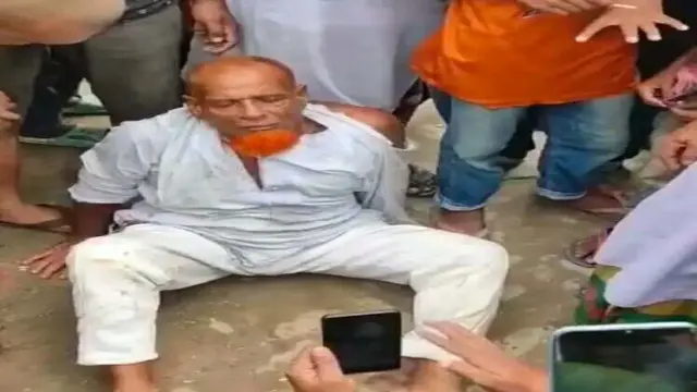 কুড়িগ্রামে  লালসার শিকার ১১বছরের শিশু,অভিযুক্তকে ধোলাই দিয়ে থানায় সোর্পদ