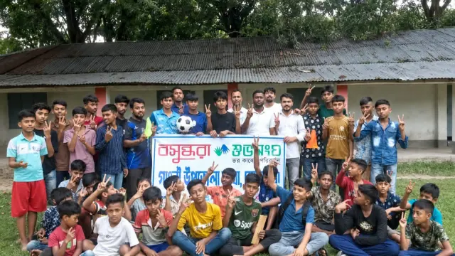 মাদক নয়, হাতে ফুটবল—গাংনীতে শুভসংঘের উদ্যোগ