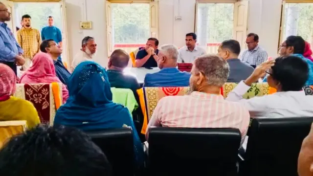 মেহেন্দিগঞ্জ সরকারি আরসি কলেজ শিক্ষকদের সাথে প্রতিমন্ত্রী রাজিব আহসান'র মতবিনিময় সভা।