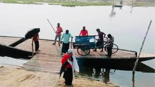 মেহেন্দিগঞ্জে খেয়া ভাড়া প্রায় অর্ধেক করে দিলেন প্রতিমন্ত্রী রাজিব আহসান।