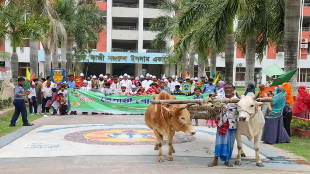 নানা আয়োজনে যবিপ্রবিতে পহেলা বৈশাখ উদযাপন