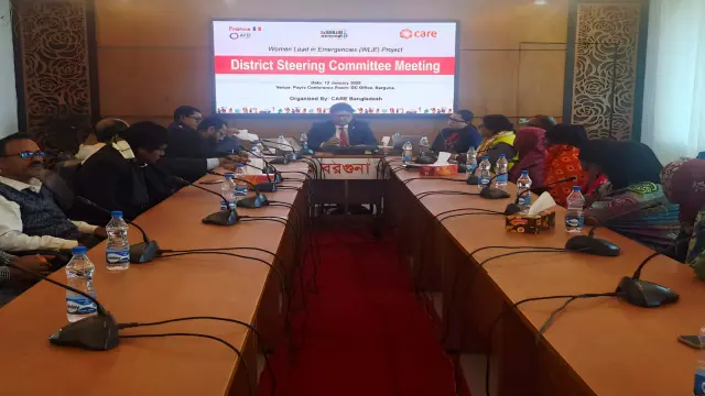 নারীবান্ধব দুর্যোগ সুরক্ষা ও নেতৃত্ব উন্নয়নে বরগুনায় উইলি প্রকল্পের গুরুত্বপূর্ণ সভা