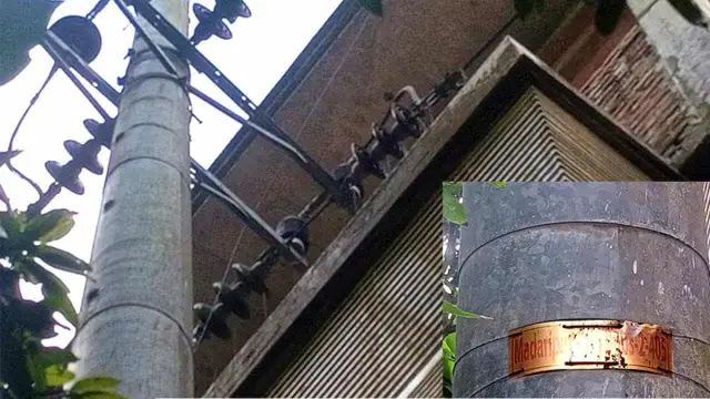 নির্মানাধীন ভবনের মধ্যে ৪৪০ ভোল্টের বিদ্যুত লাইন