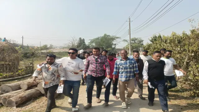 নলছিটিতে ইলেন ভুট্টোর পক্ষে বিএনপি ও অঙ্গ সহযোগী সংগঠনের গণসংযোগ