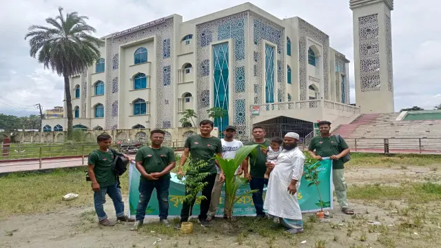 প্রকৃতি ও জীবন ক্লাব  বরিশালে মসজিদ, মন্দির ও   গীর্জায় বৃক্ষরোপণ কর্মসূচী