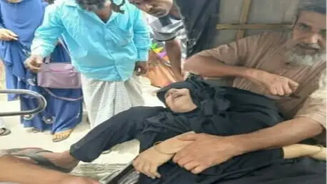 রংপুর আদালত চত্বরে হাজিরা দিতে এসে স্বামীর কোলে স্ত্রীর মৃত্যু
