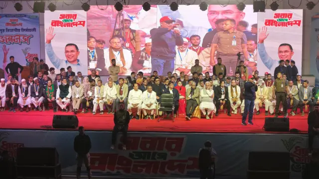 রংপুরে বিএনপির নির্বাচনী সমাবেশে তারেক রহমান, গণভোটে ‘হ্যাঁ’