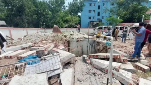 রংপুরে ফিলিং স্টেশনে বিস্ফোরণ