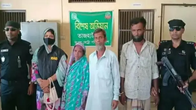 রংপুরে গলা কেটে হত্যার ঘটনায় গ্রেফতার ৩