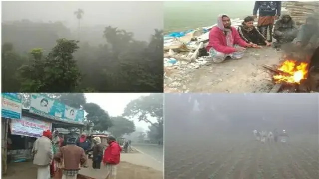 শীতে কাঁপছে কুড়িগ্রামে জনজীবন স্থবির