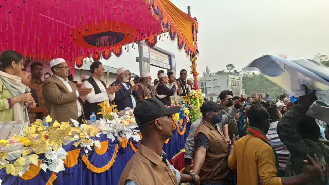 সরিষামুড়ী ইউনিয়নের কালিকাবাড়ী নির্বাচনী সভা জনসমুদ্রে পরিনত