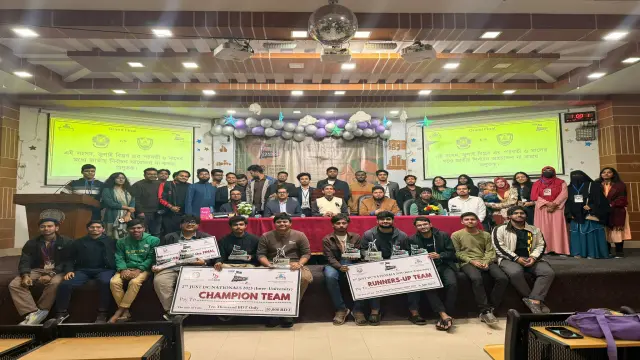 যবিপ্রবি’র দ্বিতীয় জাতীয় আন্তঃবিশ্ববিদ্যালয় বিতর্ক প্রতিযোগিতায় চ্যাম্পিয়ন জাবি