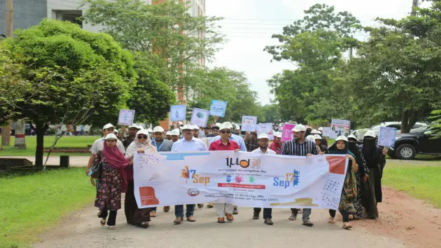 যবিপ্রবিতে আন্তর্জাতিক মাইক্রোঅর্গানিজম দিবস পালন