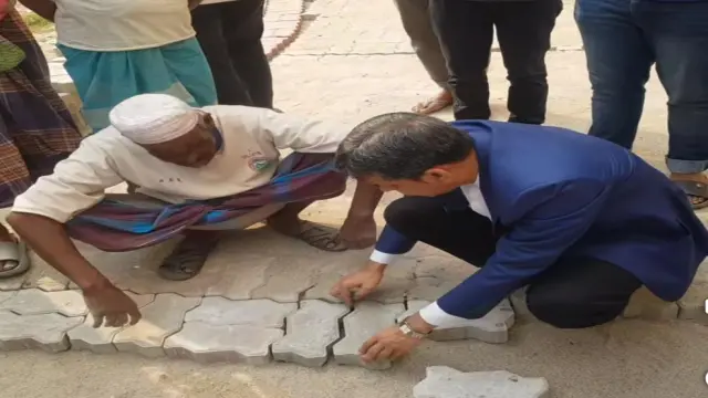 যবিপ্রবিতে রাস্তা নির্মাণে প্রকৌশল দপ্তরের ত্রুটিপূর্ণ কাজ, পুনরায় কাজের নির্দেশ উপাচার্যের