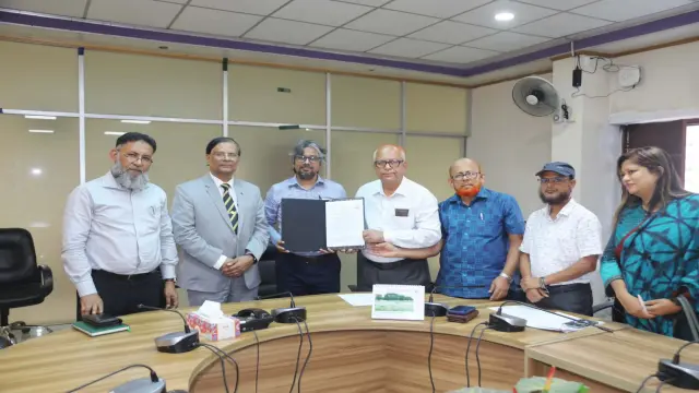 যশোর বিজ্ঞান ও প্রযুক্তি বিশ্ববিদ্যালয় এবং উলসী সৃজনী সংঘের মধ্যে সমঝোতা স্মারক স্বাক্ষর