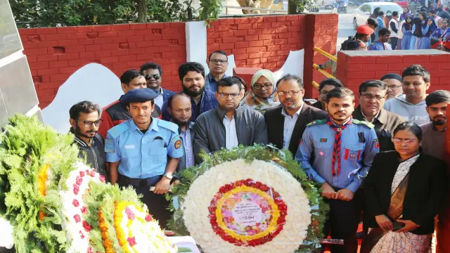 যথাযথ মর্যাদায় যবিপ্রবিতে শহীদ বুদ্ধিজীবী দিবস পালন