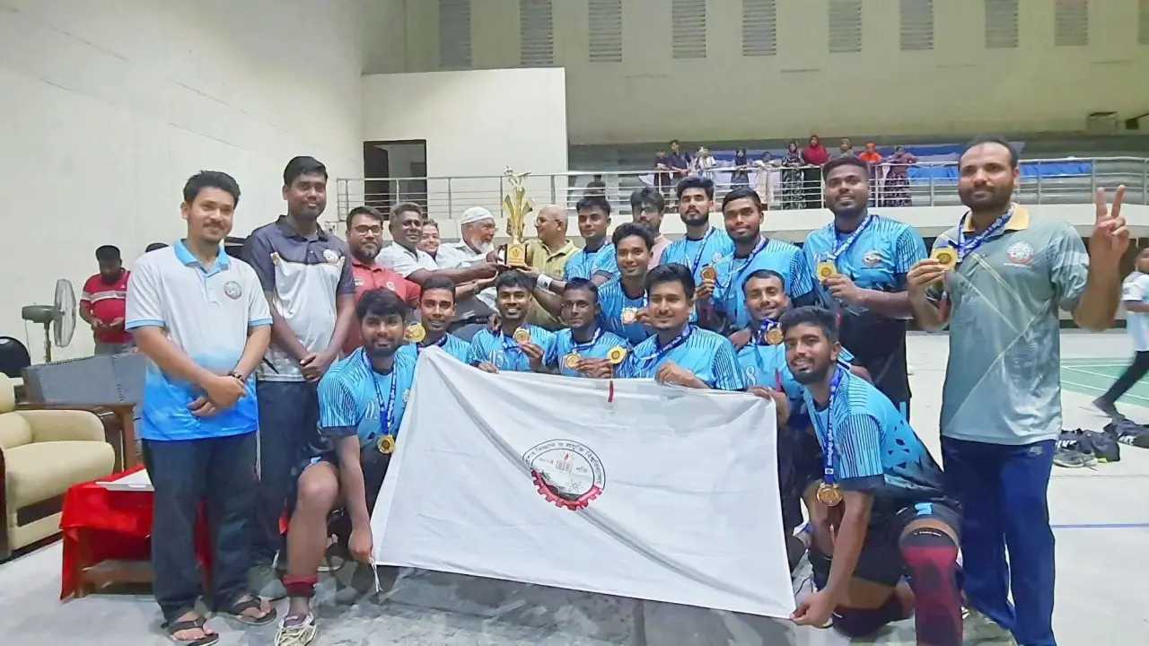 আন্তঃবিশ্ববিদ্যালয় কাবাডি প্রতিযোগিতায় চ্যাম্পিয়ন যবিপ্রবি