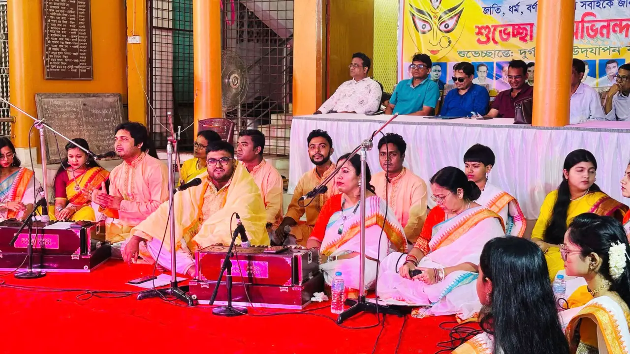 চন্ডিপাঠের মধ্যে দিয়ে গোপালগঞ্জে মহালয়ার অনুষ্ঠাকিতা অনুষ্ঠিত