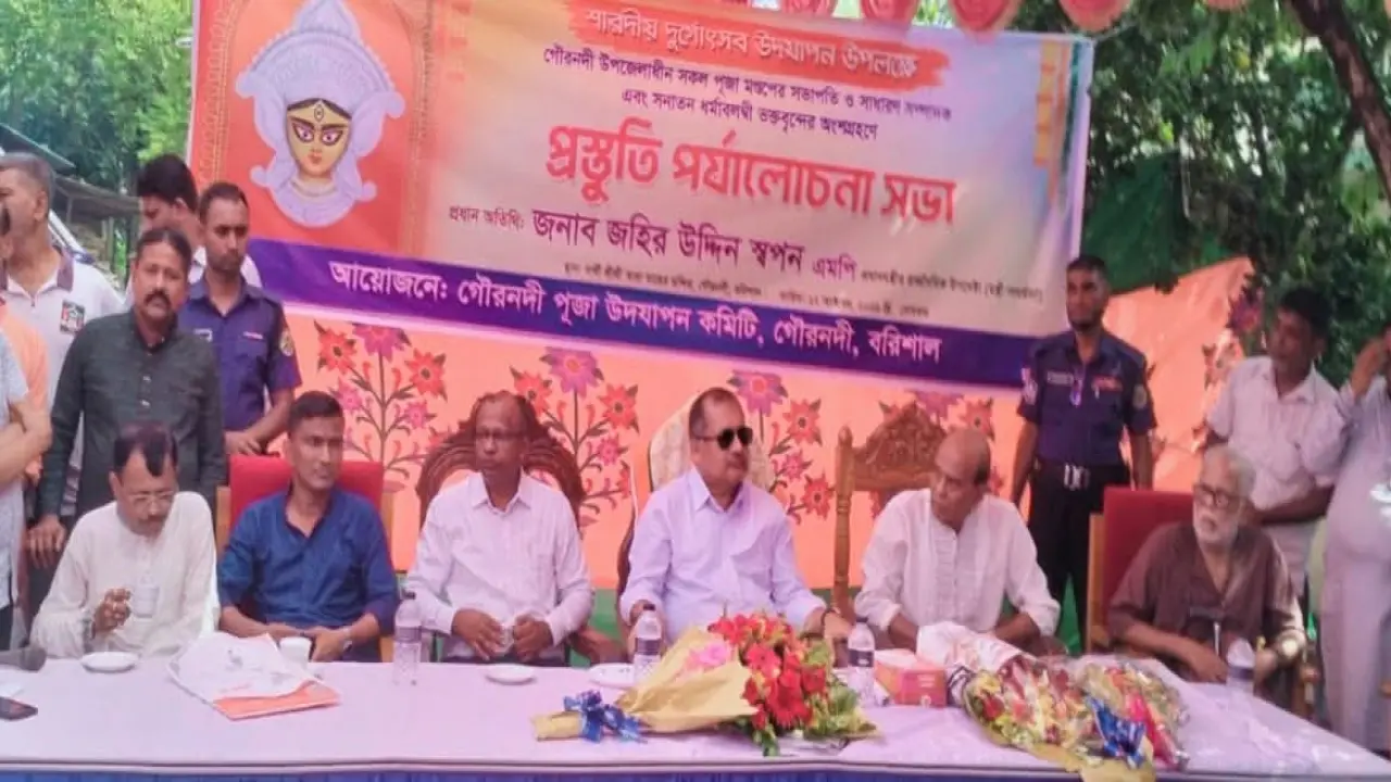 দুর্গোৎসবের আনন্দ দীর্ঘ পুরাতন একটি প্রথা -জহির উদ্দিন স্বপন