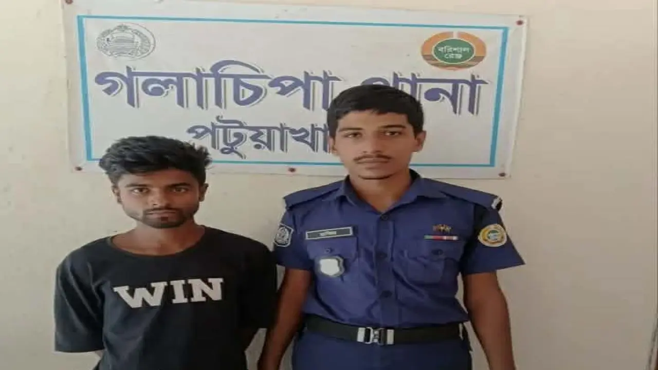 গলাচিপায় ২৫০ গ্রাম গাঁজাসহ যুবক গ্রেপ্তার