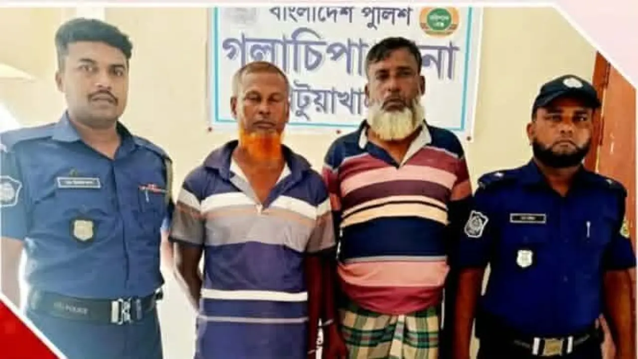 গলাচিপায় ৫০পিচ ইয়াবা ট্যাবলেটসহ দুই ব্যক্তি গ্রেপ্তার