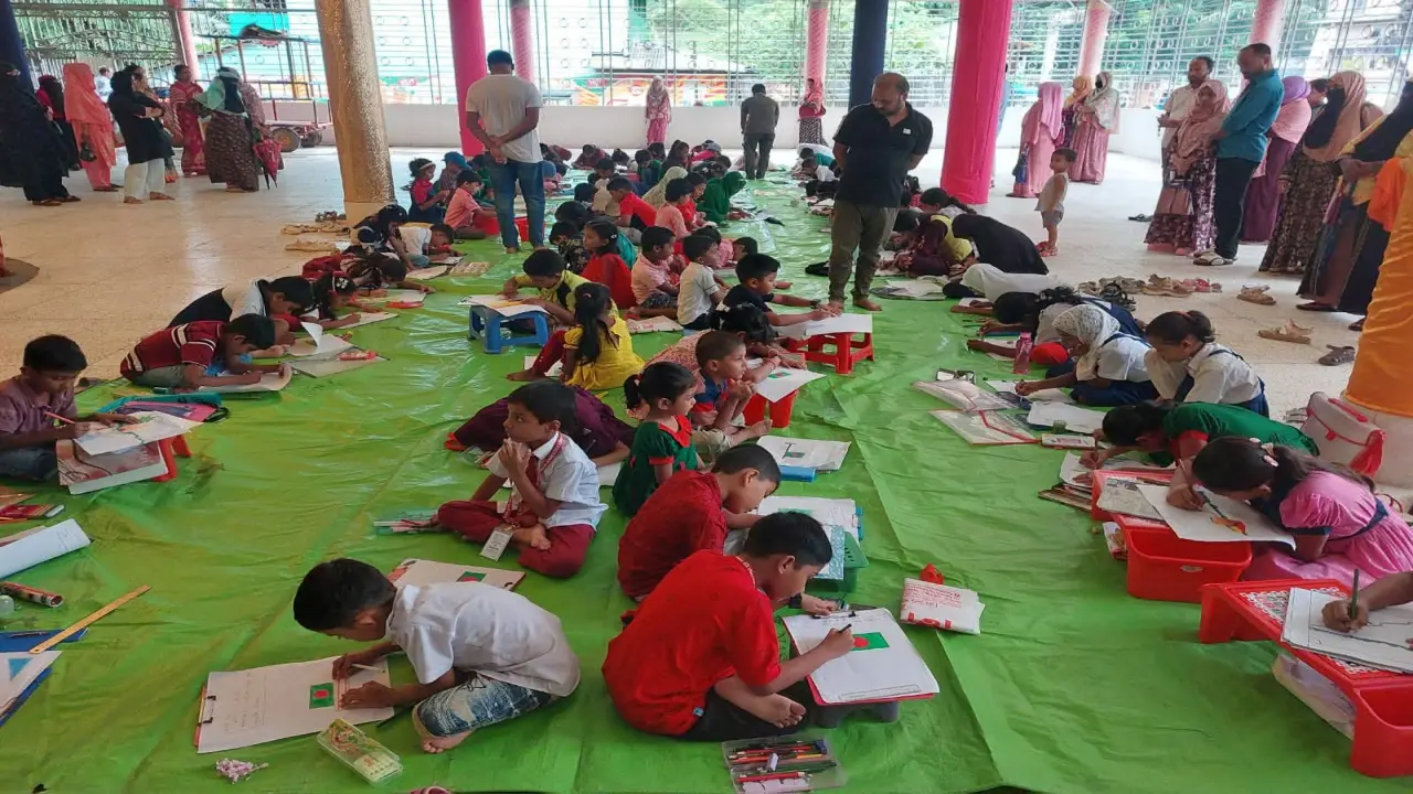 গলাচিপায় আবদুল গনি স্মৃতি পাঠাগারের ৩০তম বছরে পদার্পণ উপলক্ষে চিত্রাঙ্কন প্রতিযোগিতা