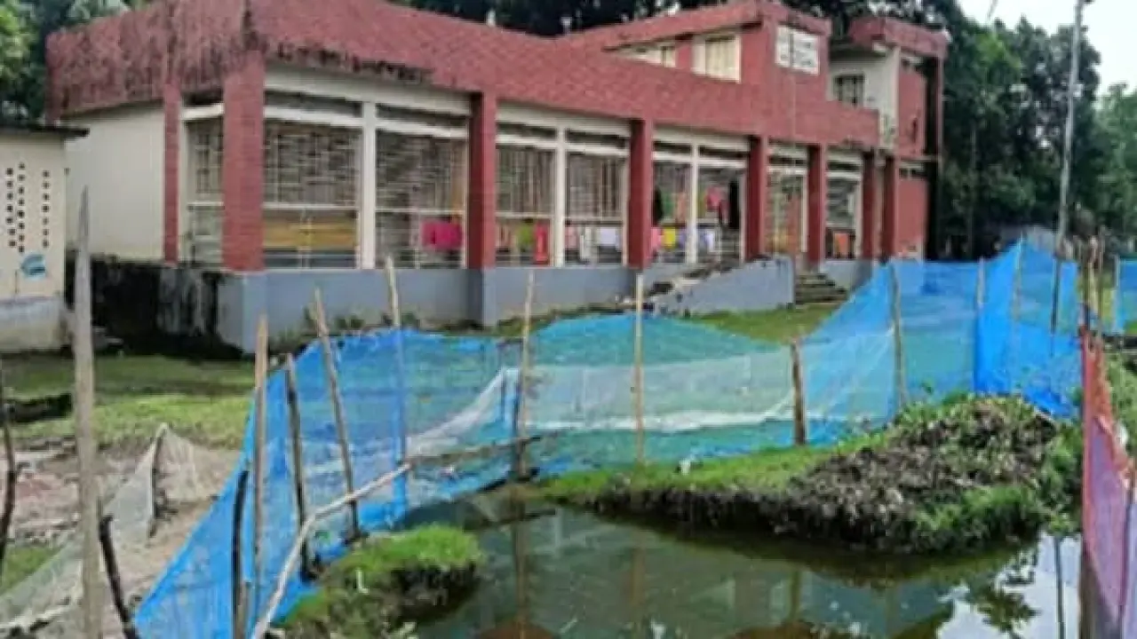 গলাচিপায় ভয় ও আতঙ্কে পাঠদান চলে সাংবাদিক গনি মিয়া সরকারি প্রাথমিক বিদ্যালয়ে