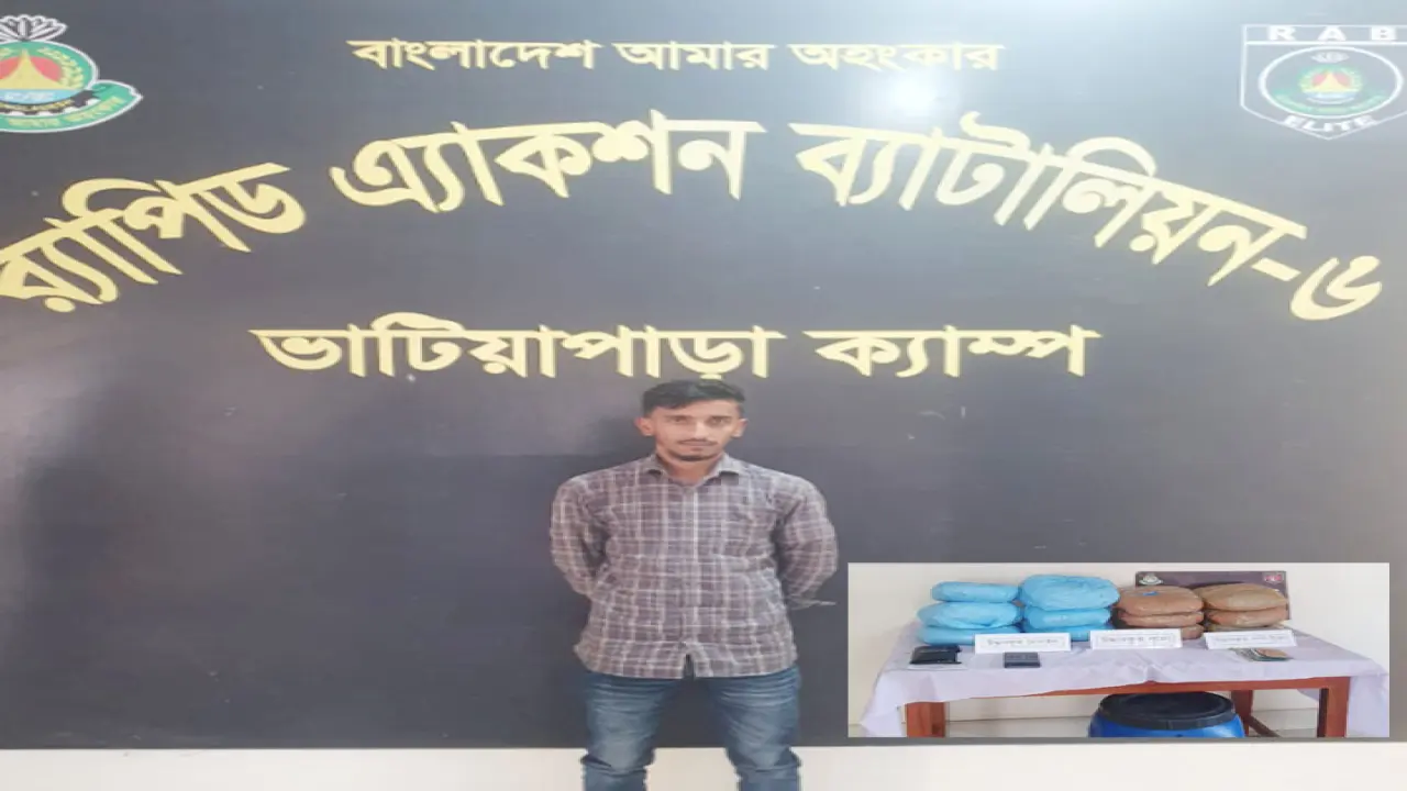 গোপালগঞ্জে ২৪ কেজি গাঁজাসহ মাদক ব্যবসায়ী আপন ২ ভাই আটক