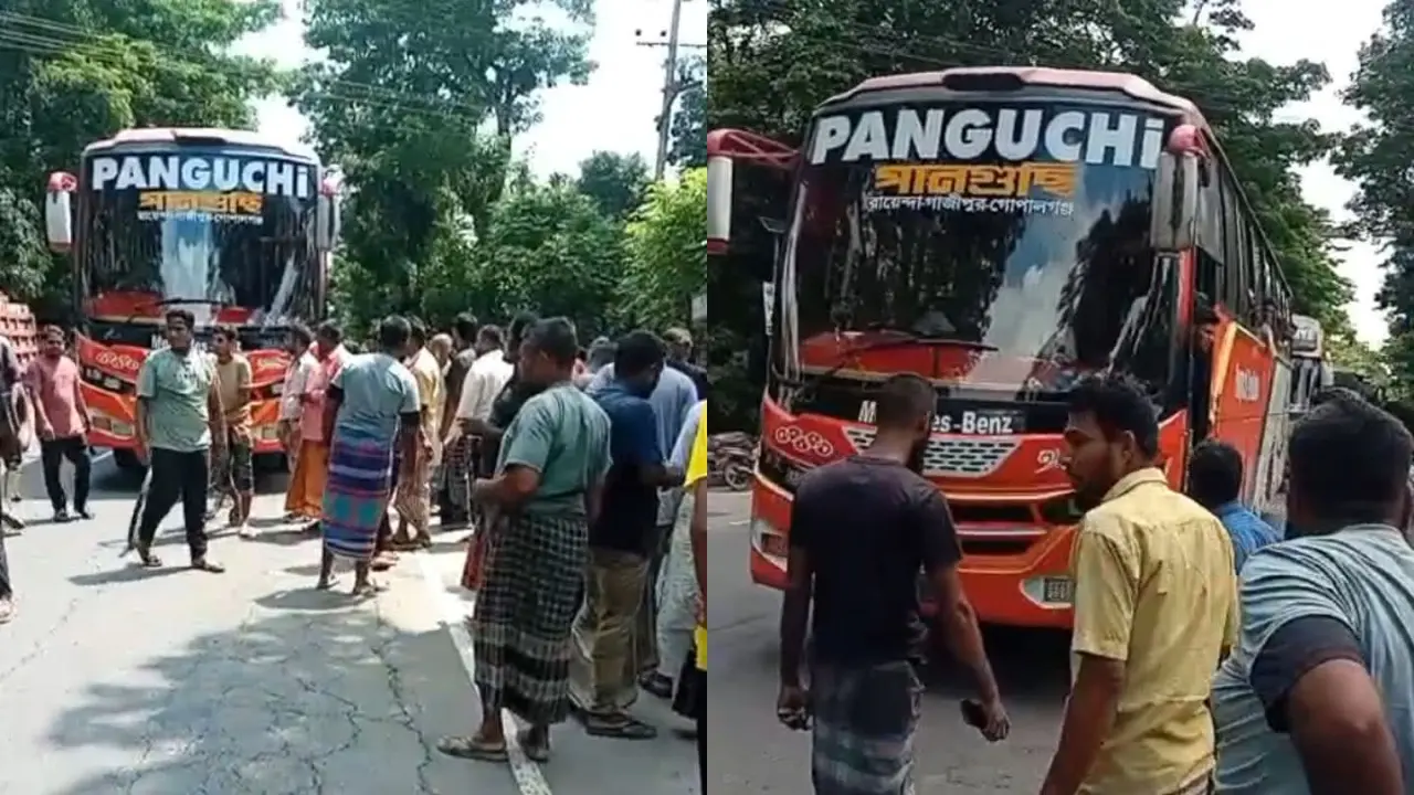 গোপালগঞ্জে বাসের ধাক্কায় যুবক নিহত