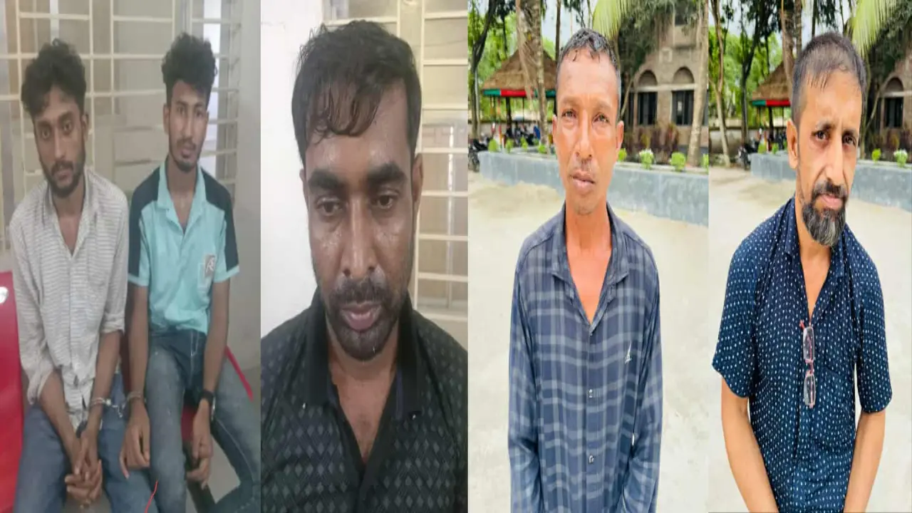 গোপালগঞ্জে দেড় কেজি গাঁজাসহ ৫ মাদক ব্যবসায়ী গ্রেফতার, ২ জনের জেল জরিমানা